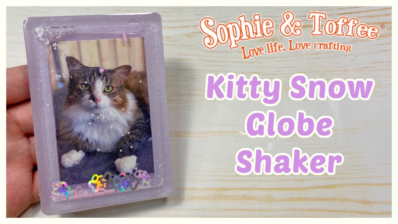 Kitty Snow Globe Shaker | February Premium Elves Box 2021 Project #2 | Sophie and Toffee