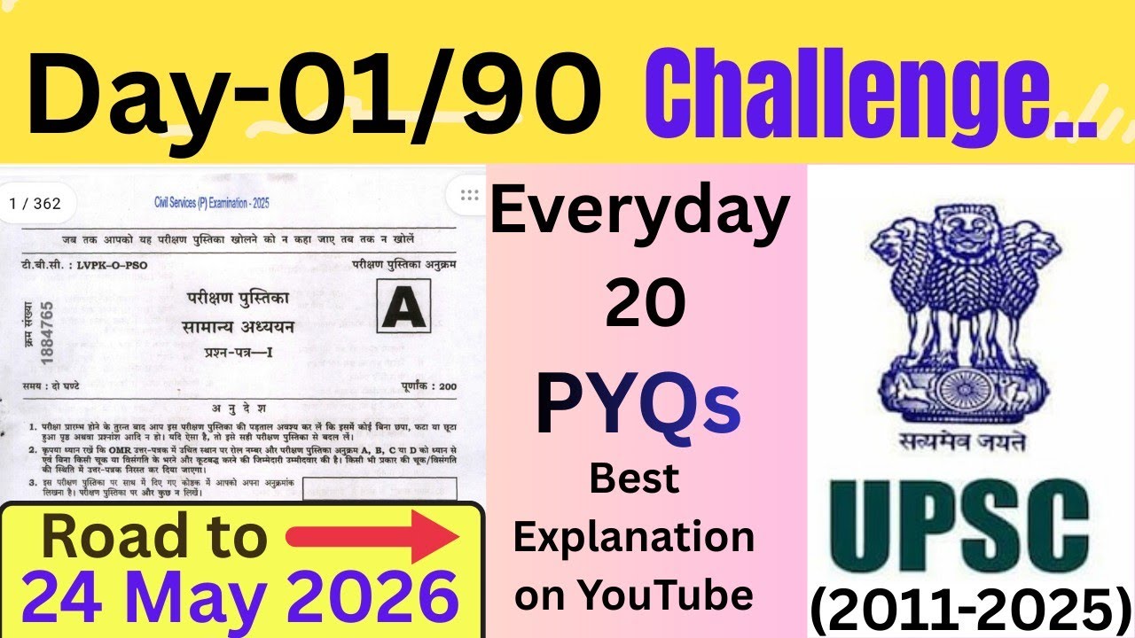 PYQs 2025 prelims discussion (Q1-Q20) #upsc2026 #pyq #upsc2026