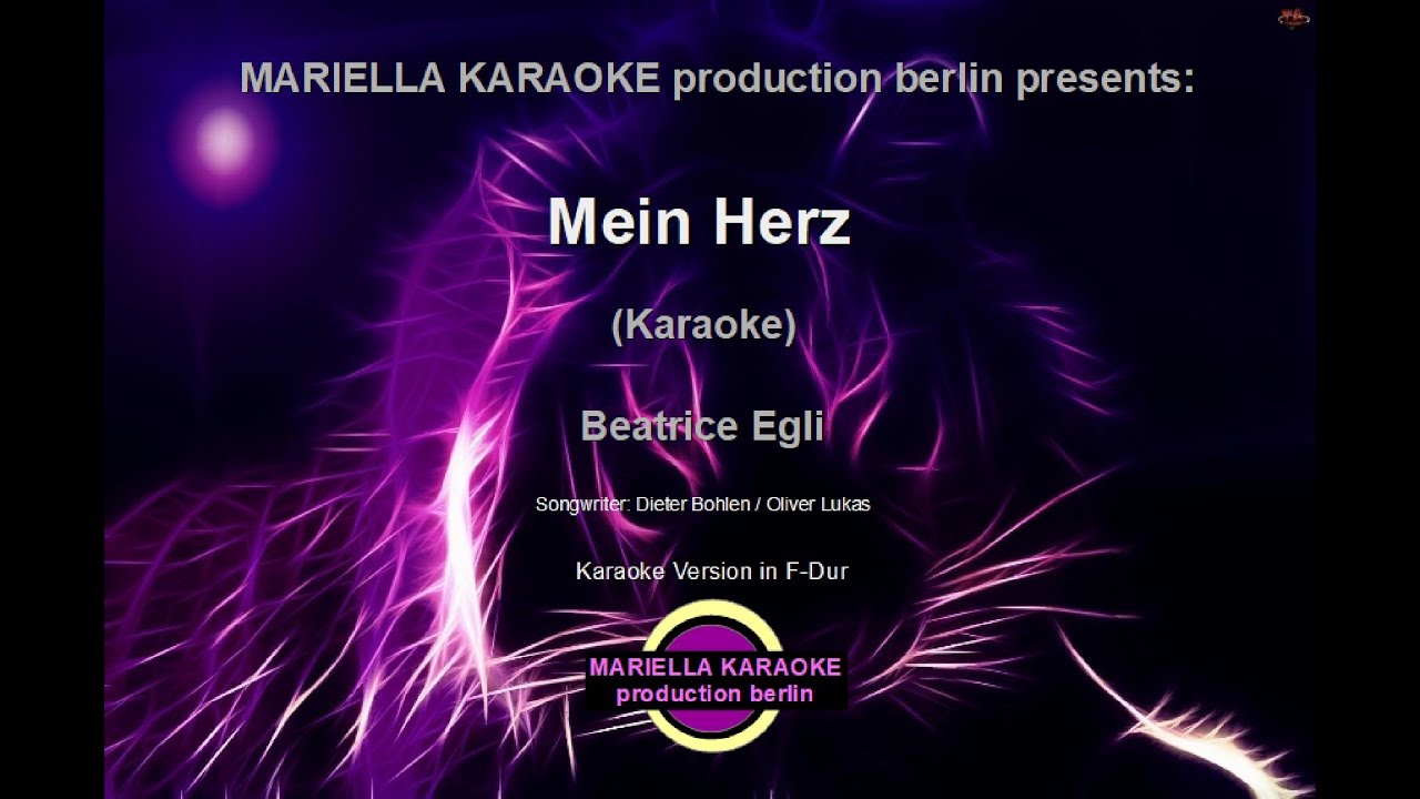 Beatrice Egli -  Mein Herz (Karaoke Version)