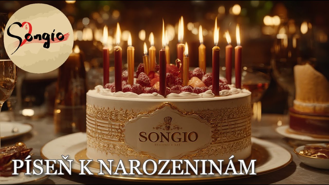 PÍSEŇ  K NAROZENINÁM  ⬅️  💃🏼🥂🌹🎂💥