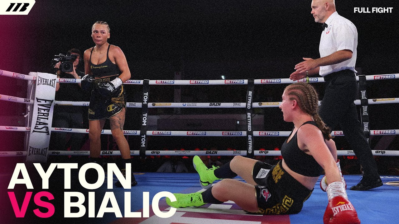 Tiah-Mai Ayton moves 2-0 - as Katie Taylor watches | Matchroom Boxing