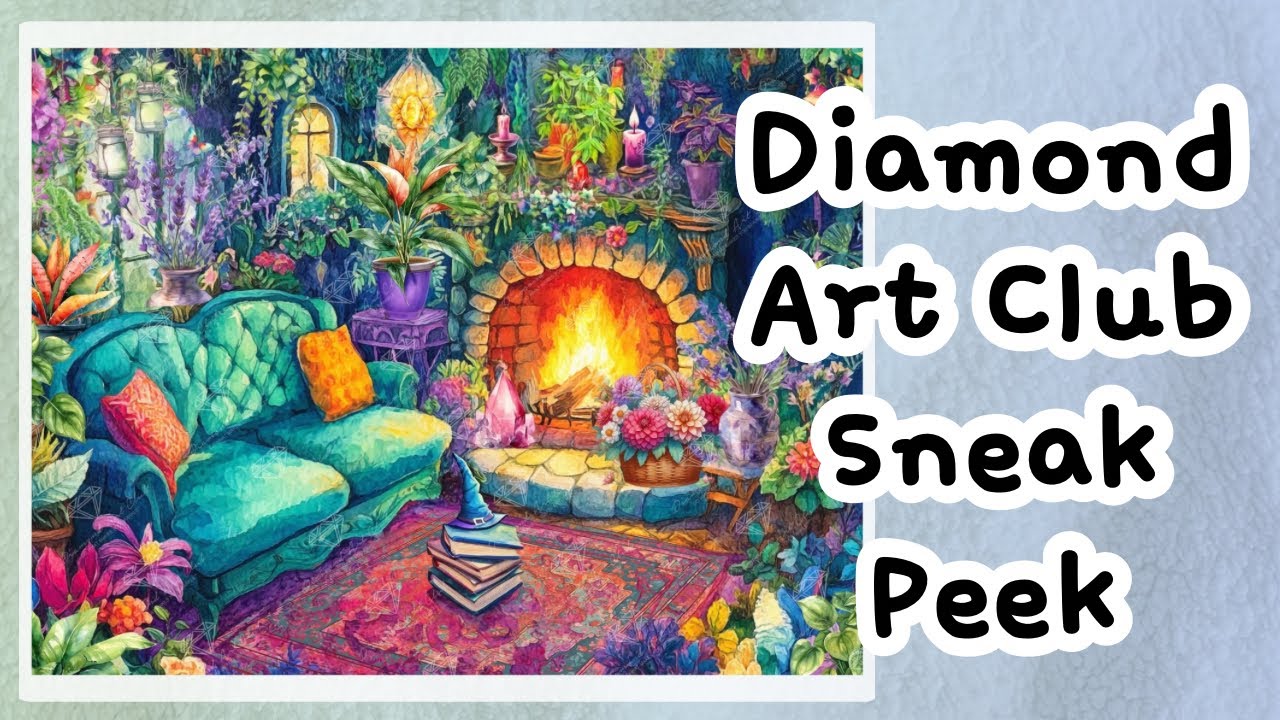 hideaway by claudia mckinney | diamond art club sneak peek (oh my GOSH 99 COLORS)!