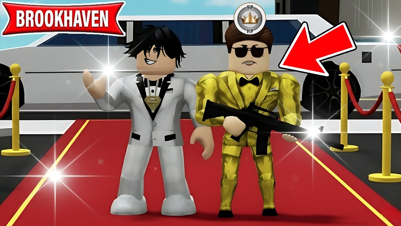 J'AI ENGAGÉ UN GARDE DU CORPS VIP SUR BROOKHAVEN ! ROBLOX