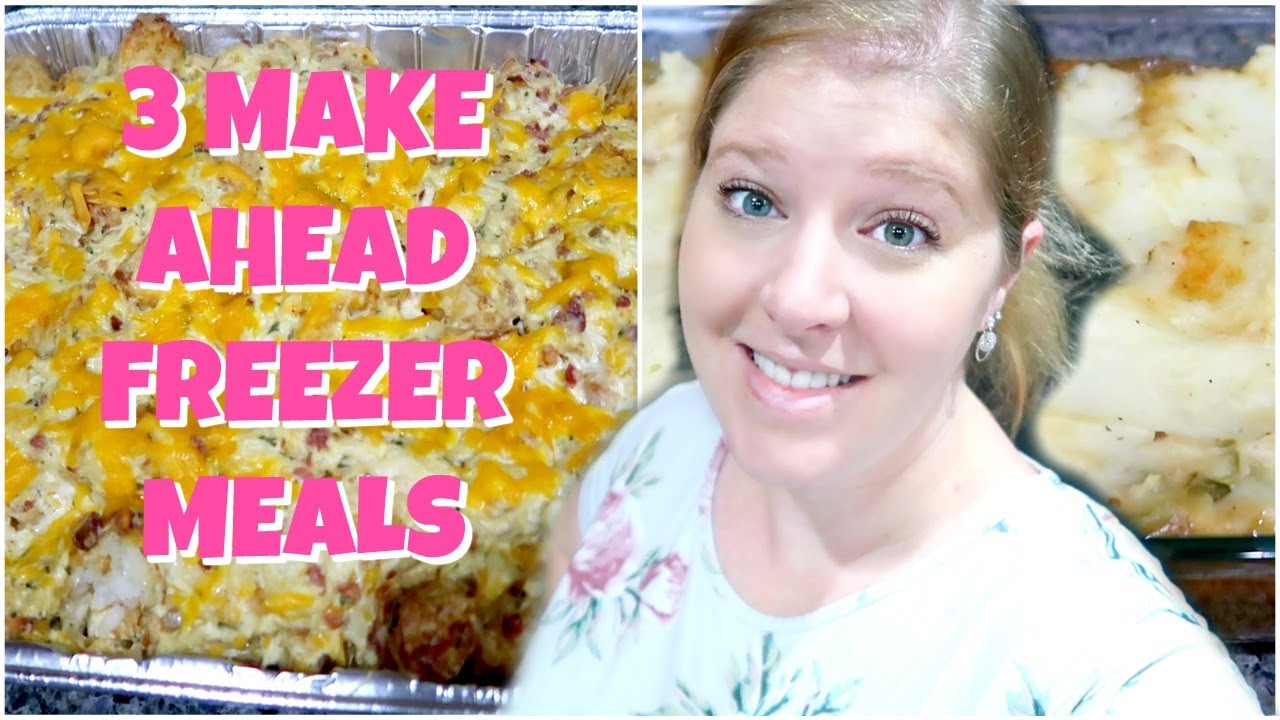 EASY FREEZER MEALS FOR BEGINNERS | COOK WITH ME | WHAT'S FOR DINNER