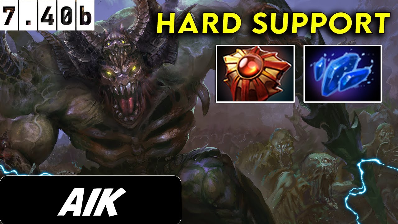 Aik Undying Hard Support - Dota 2 Patch 7.40b Pro Player Gameplay