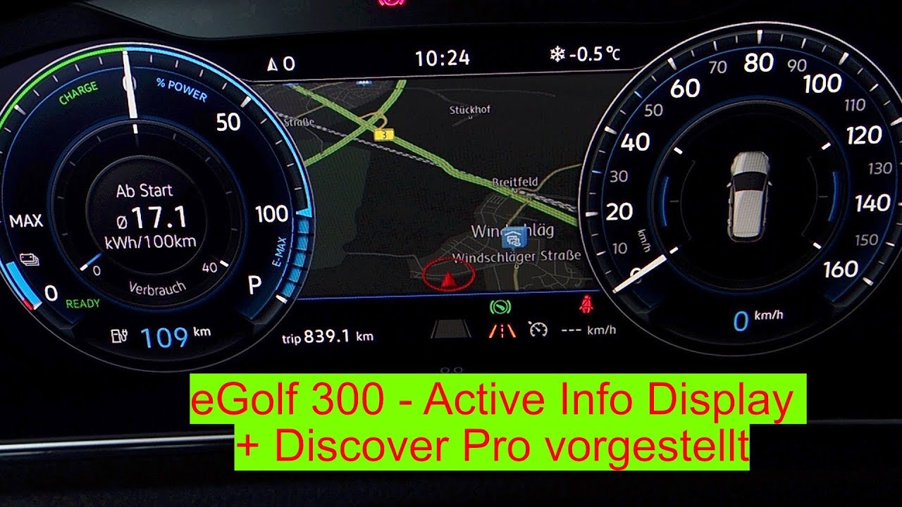 E-Golf 300 - Active Info Display + Discover Pro - Die Extras Teil 3