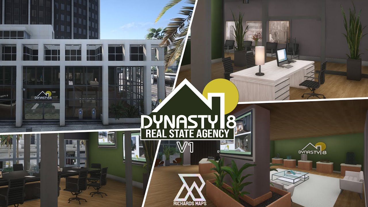 Dynasty 8 Real Estate MLO | FiveM GTA V Office Interior