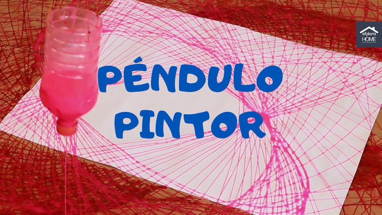 C&oacute;mo hacer un p&eacute;ndulo pintor 🖍🎨🧵 // CIENCIA DIVERTIDA