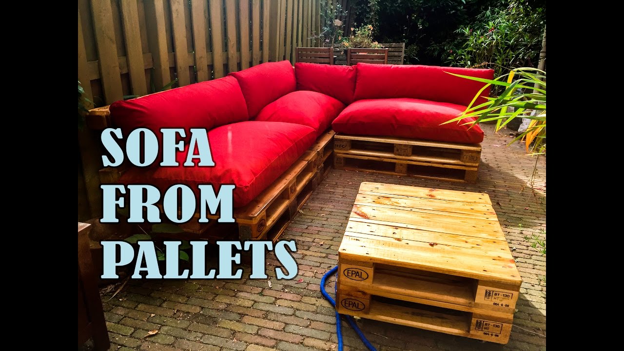 HOW TO MAKE A PALLET SOFA/COUCH STEP BY STEP WITH MANUAL