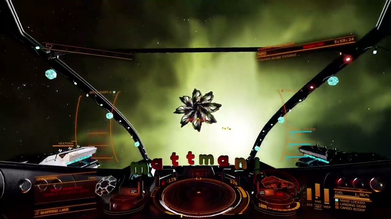 Thargoid Cyclops kill using the Viper Mk IV