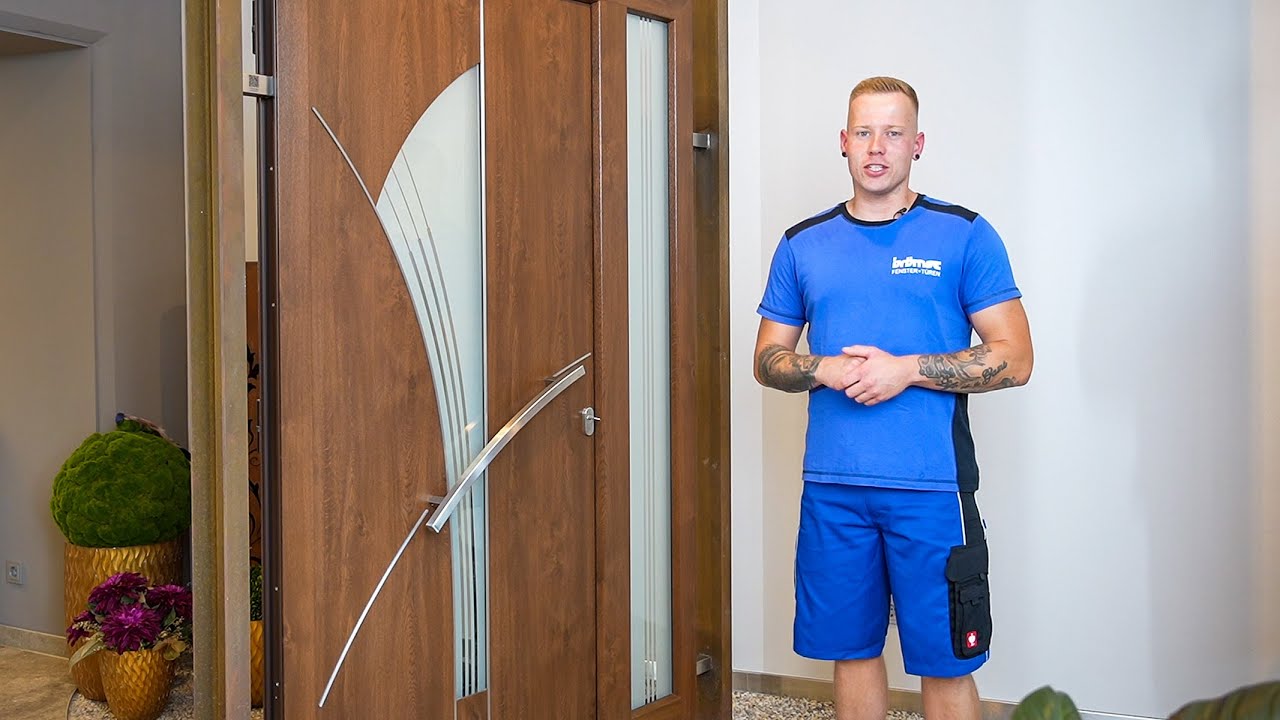 Brömse - In drei Schritten die Kunststoff-Haustür einstellen