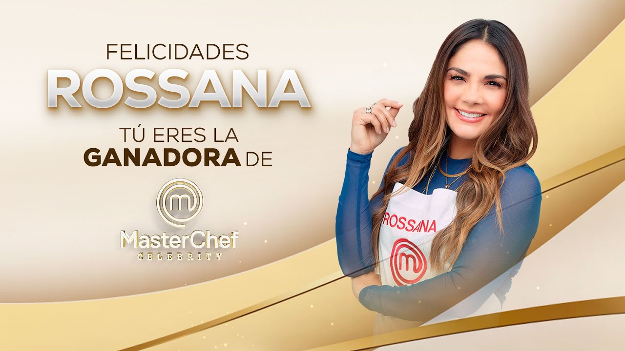 Rossana Nájera se convierte en la gran ganadora de la competencia | MasterChef Celebrity 2024
