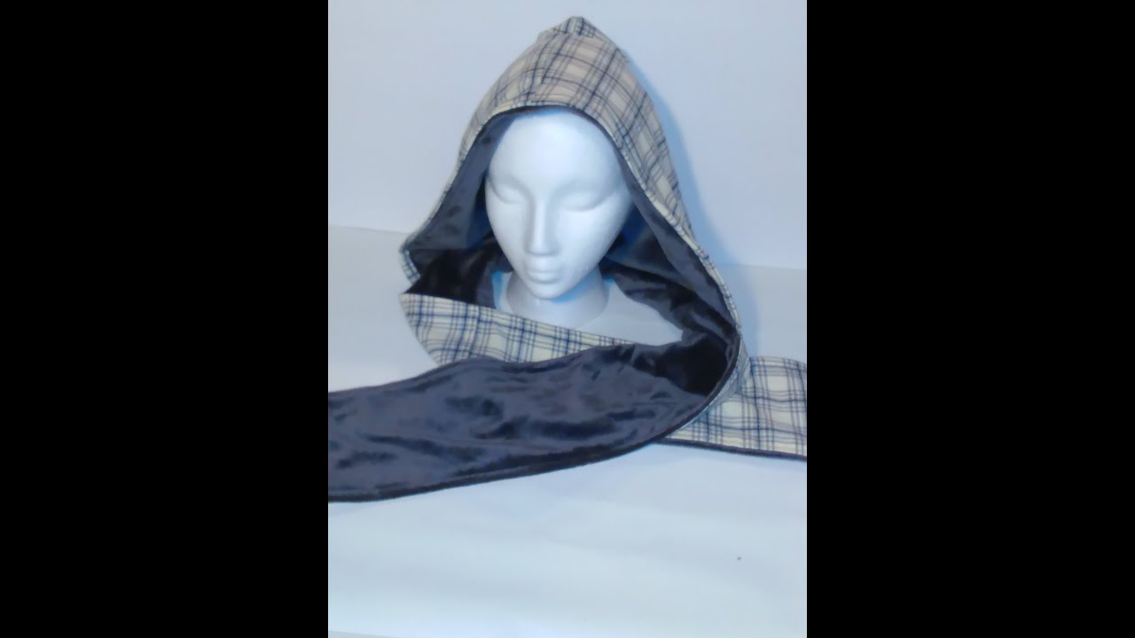 Sewing a DIY Hooded Scarf