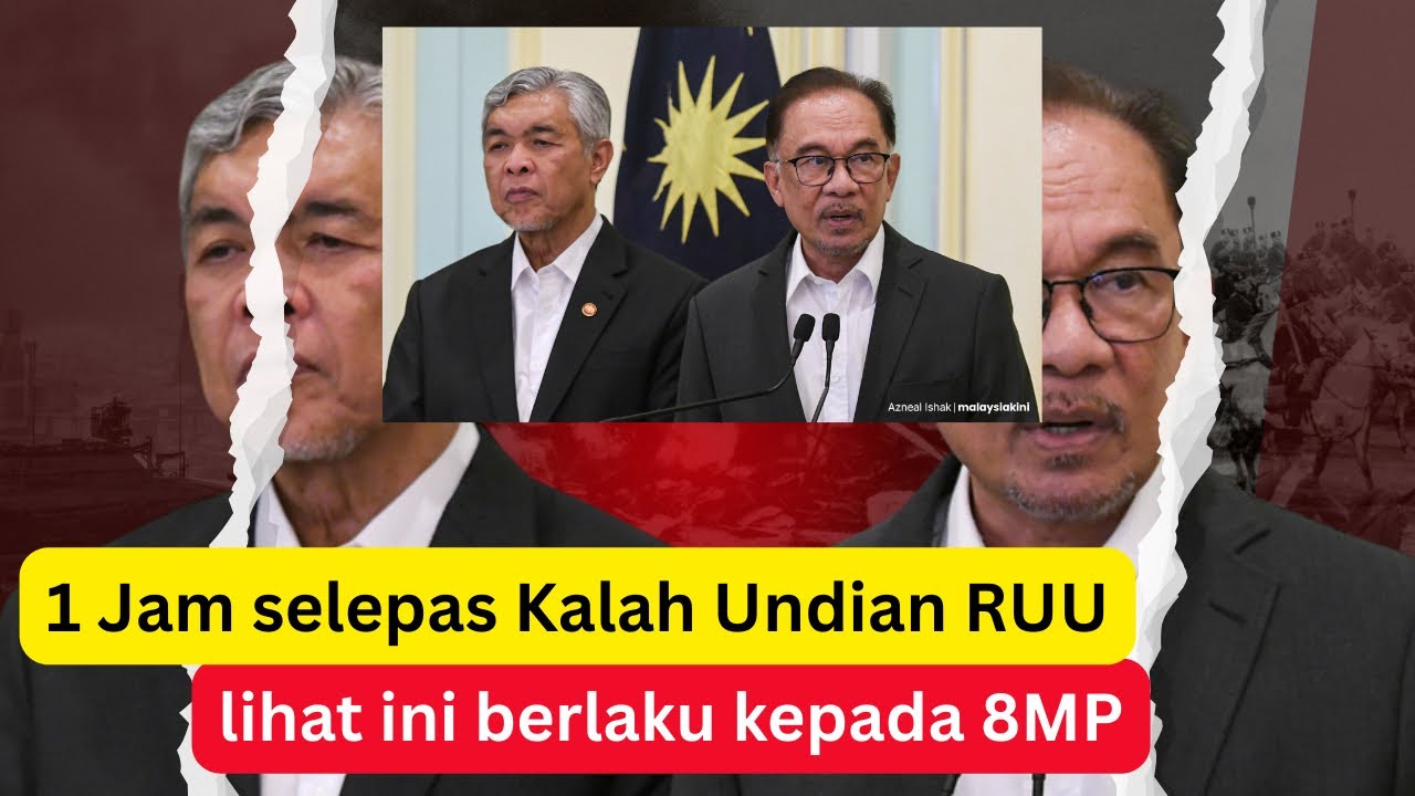1 jam selepas Kalah RUU di Parlimen : LIHAT INI YG BERLAKU : Sabotaj habis?