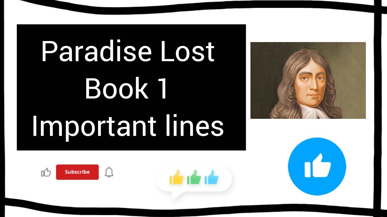 Paradise Lost l l Book 1 l l Important lines 📚📚📚📚