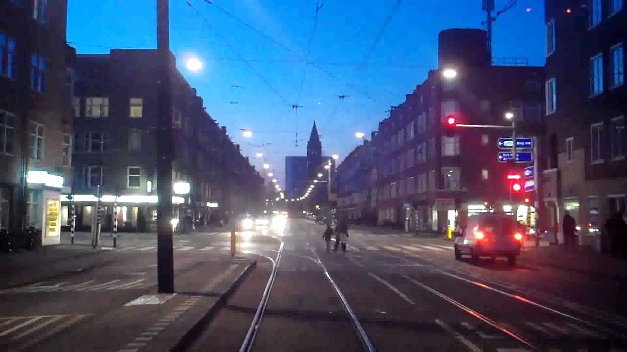 GVB Amsterdam Tramlijn 14 Achteruitrit Slotermeer - Flevopark