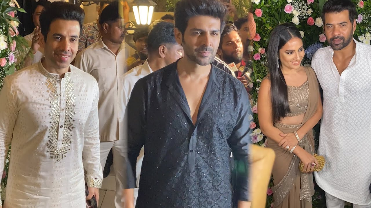 Chocolate Boy Kartik Aryan with Tushaar Kapoor & Sabbir Ahluwalia Together @Ekta Kapoor Diwali Party
