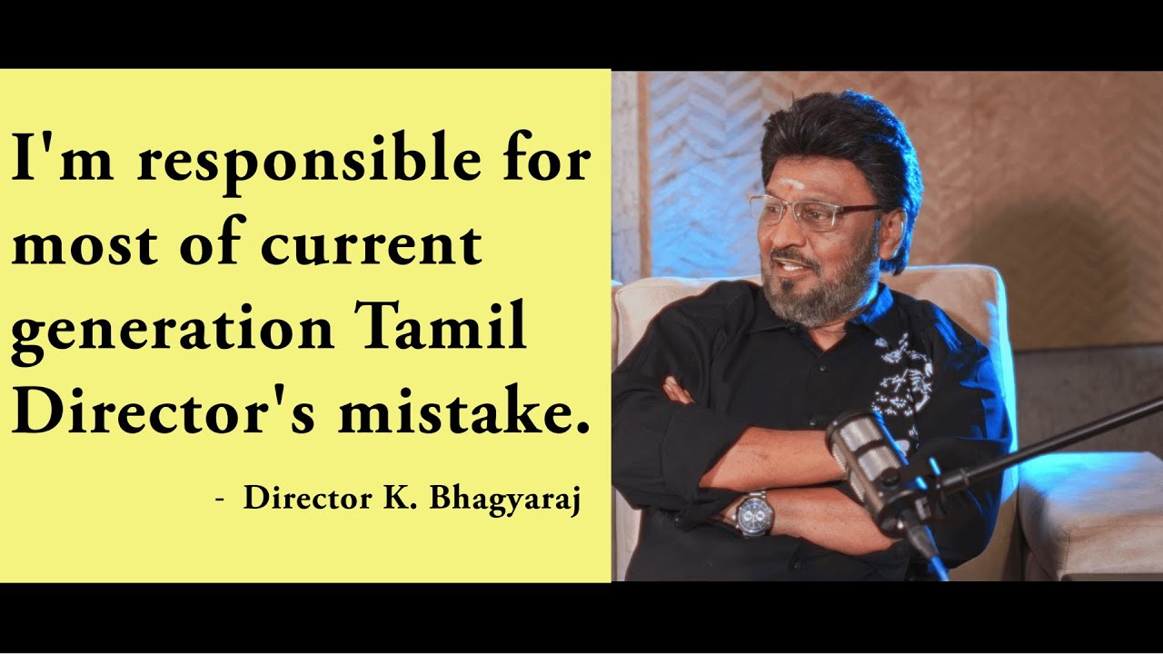 🎬 Masterclass on Screenwriting | K. Bhagyaraj | Legendary Writer-Director| Star with Sathish