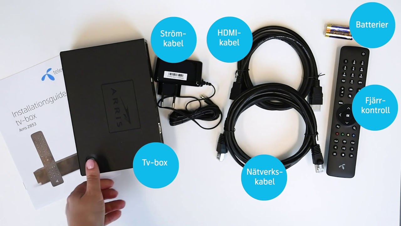Installation av tv-box