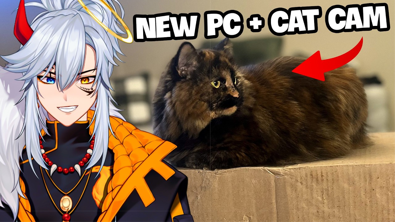 I Got a NEW 6000$ PC + CAT CAM - HANDCAM