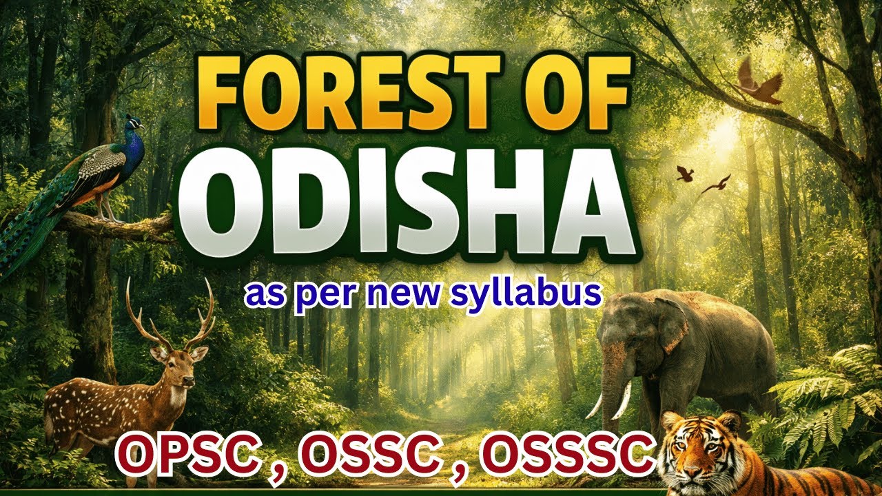 Forest of Odisha | Complete Geography for All Odisha Competitive Exams | By Lipsita Mam