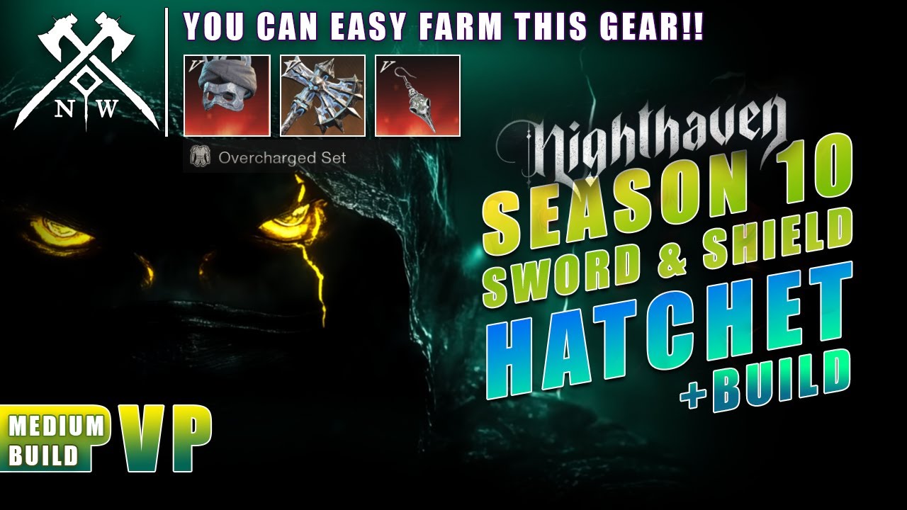 New World Aeternum Season 10 🔥PVP🔥 SnS Hatchet Medium +Build | You can easy farm this Gear! #1vx