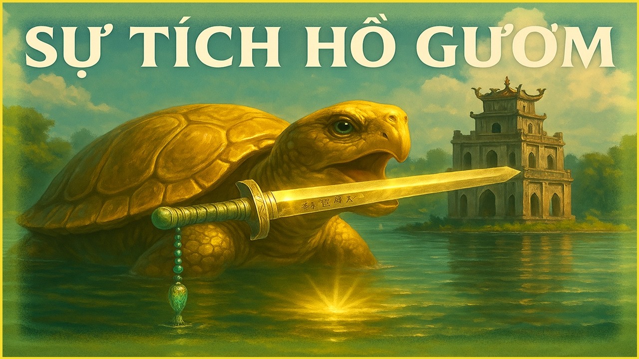 SỰ TÍCH HỒ GƯƠM – Truyền Thuyết HỒ HOÀN KIẾM - RÙA VÀNG ĐÒI LẠI GƯƠM THẦN