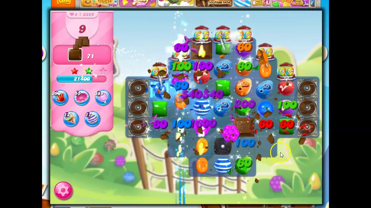 Candy Crush Level 3325 Talkthrough, 22 Moves 0 Boosters