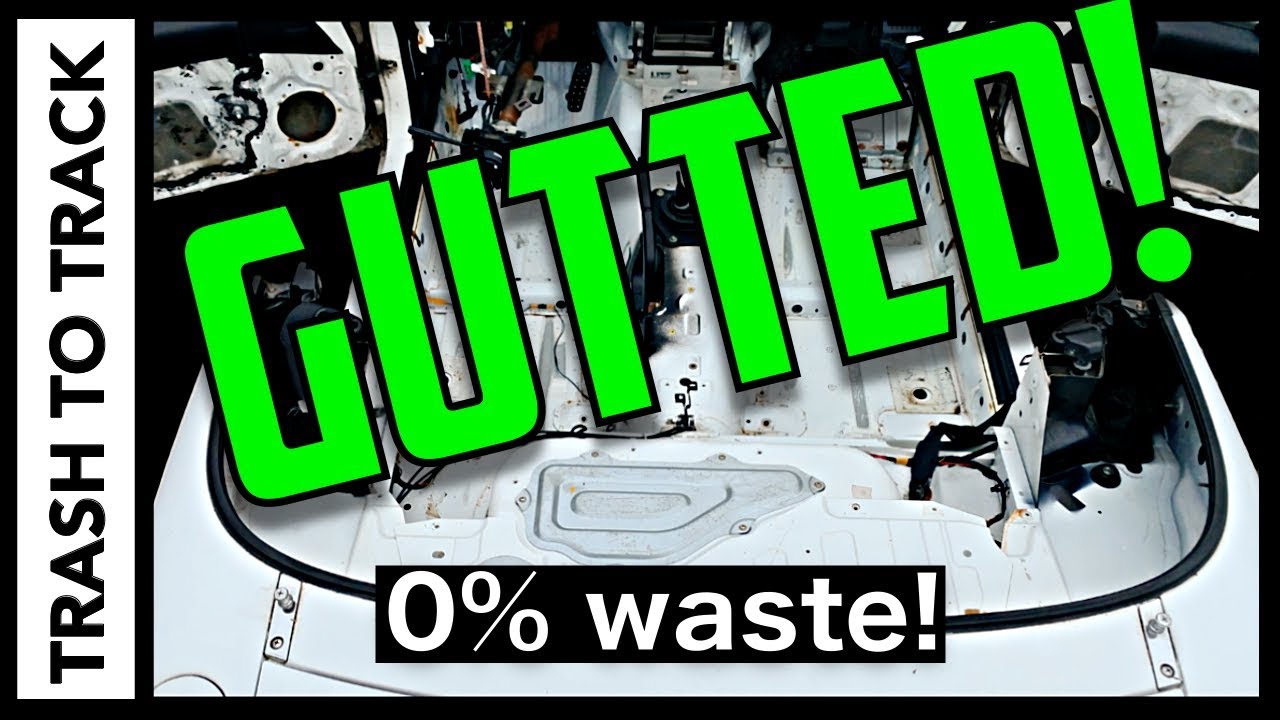 Ep 5 - Gutting the Miata Interior (1992 Miata)