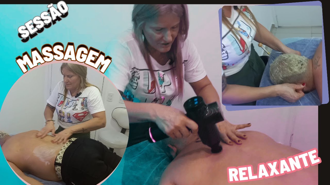 Sessão de massagem Relaxante simples e eficiente.