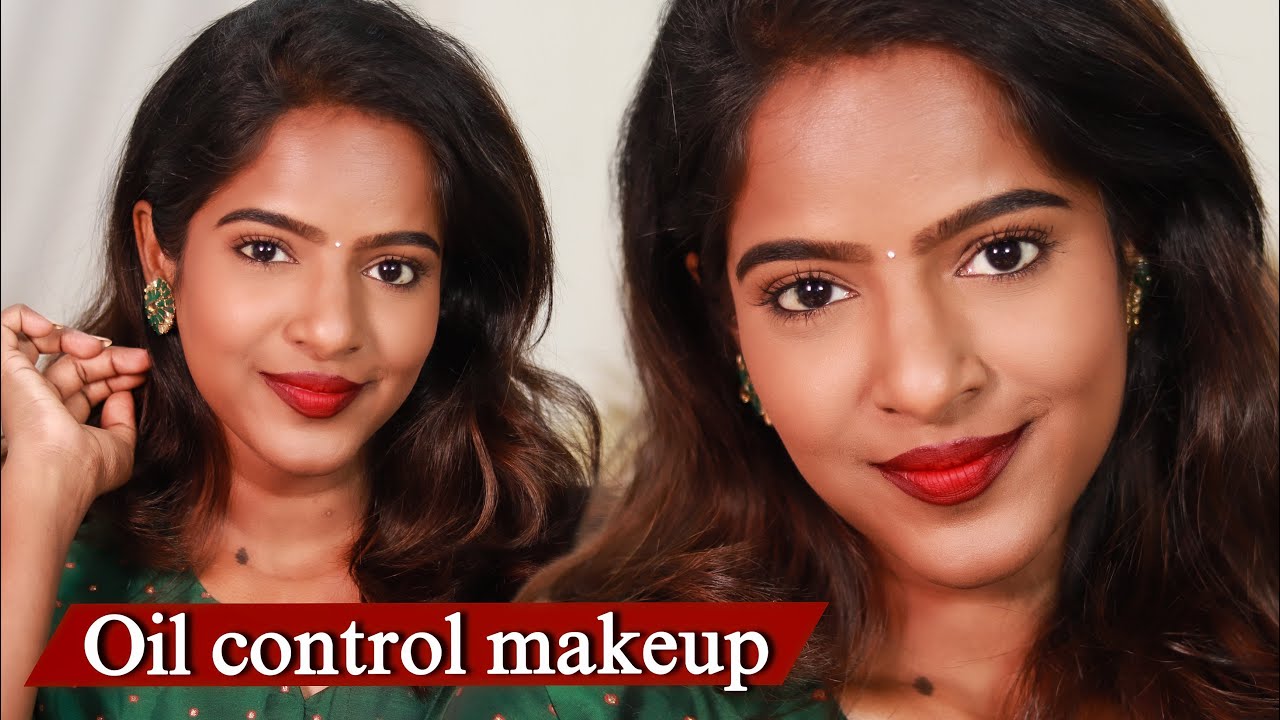 The perfect makeup for oily skin😍step by step tutorial😍Long-lasting matte makeup on oily skin🤫