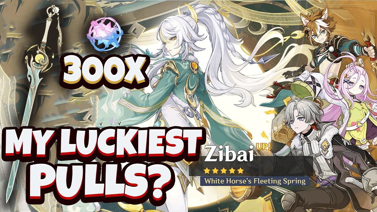 My Luckiest Pulls In 5 Years Playing Genshin CX Zibai CX Illuga