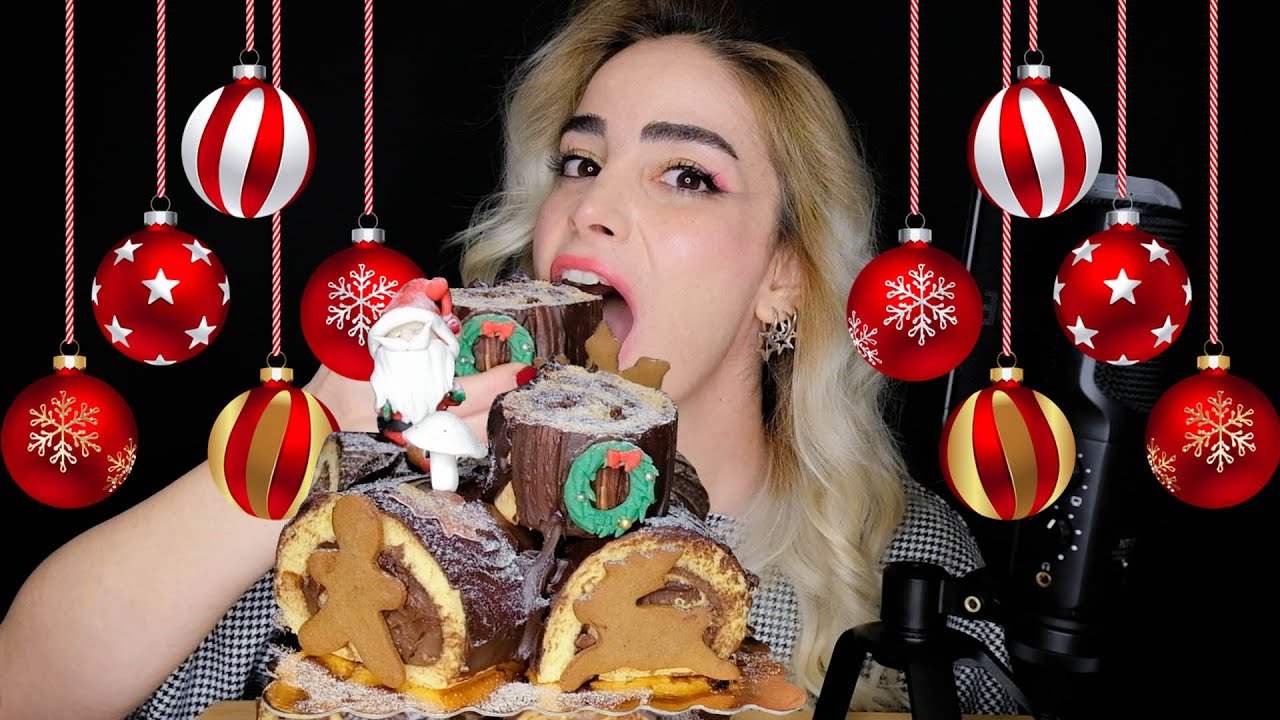 PASTA ASMR | YENİ YIL &Ouml;ZEL K&Uuml;T&Uuml;K PASTA ASMR T&Uuml;RK&Ccedil;E
