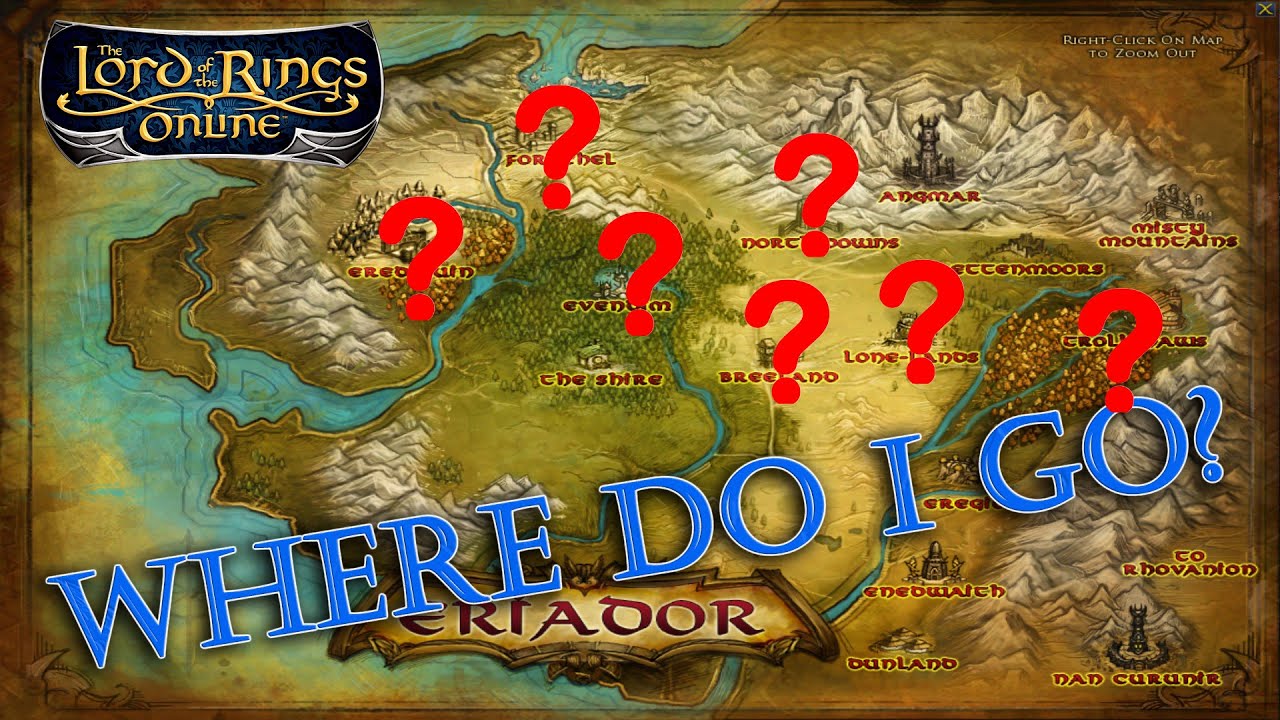 Levels and Locations for Beginners | LOTRO