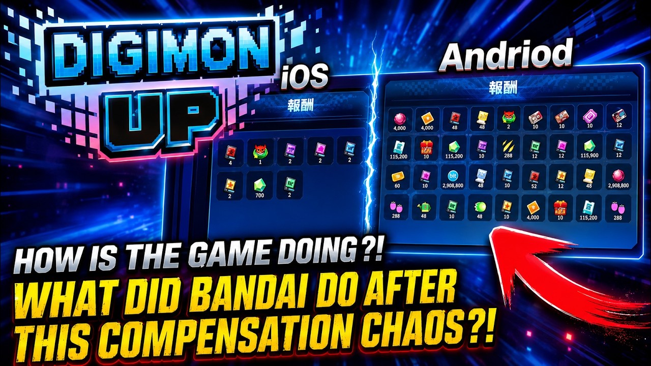 Digimon Up - BANDAI CAUSED A HUGE Compensation Chaos... Hows the Game doing after 1 Week?!