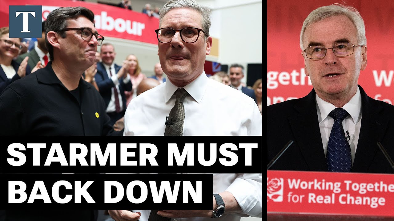 Starmer Should Employ U-Turn Strategy On Burnham Block | John McDonnell