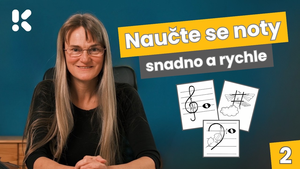 Hudební nauka aneb Noty snadno a rychle: 1. díl - Notová osnova a notové klíče