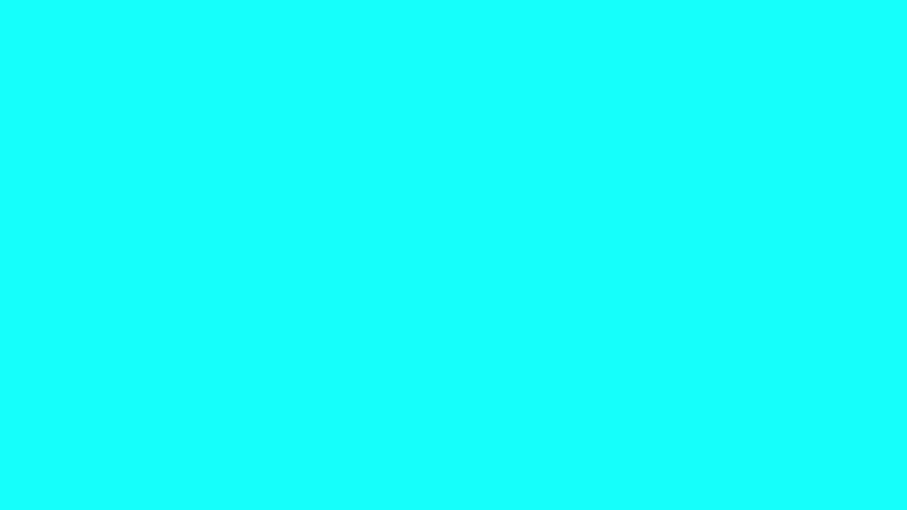 10 Hours Pure Cyan Screen 4K (NO SOUND) | Calm &bull; Screen Test &bull; Aesthetic