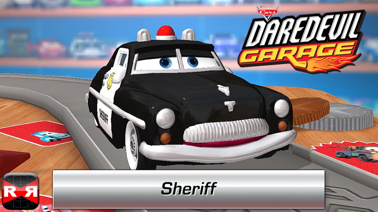 Cars Daredevil Garage - Sheriff - iOS / Android - Видеоигровой процесс
