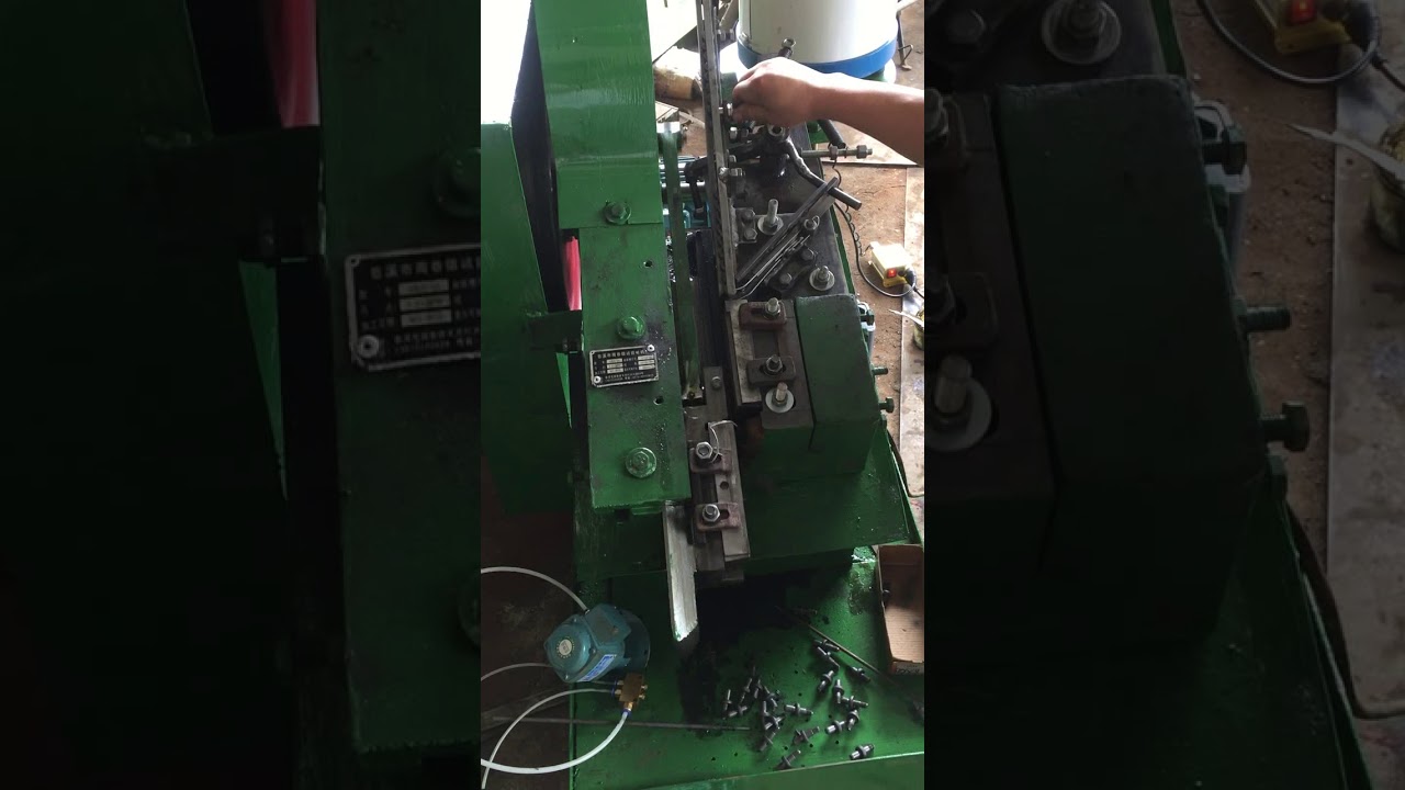 FEDA flat type thread rolling machine with automatic feeder