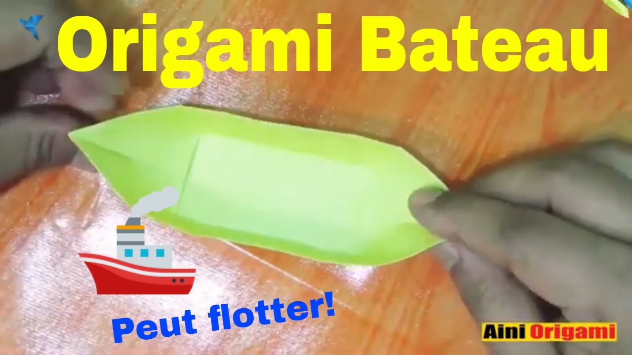 Origami Bateau Facile | Tuto origami facile bateau en papier