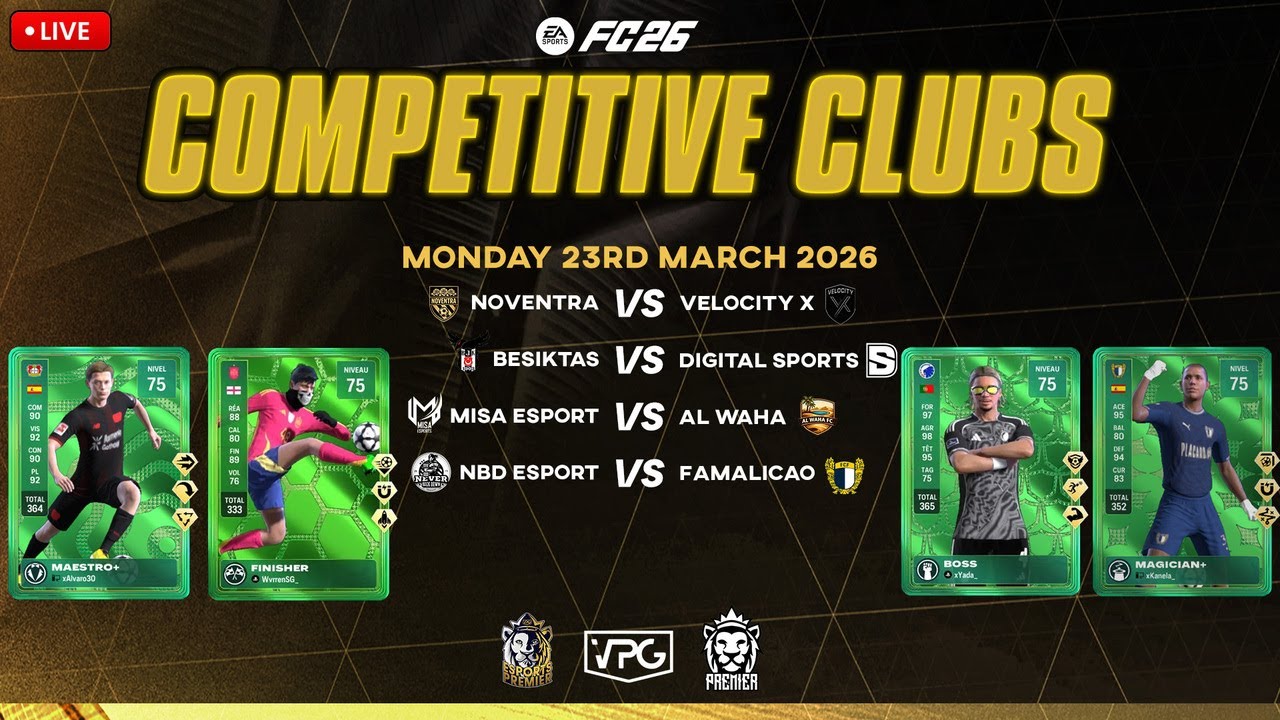 EAFC 26 COMPETITIVE 11V11 | VPG SEASON 17 FINALE!!!