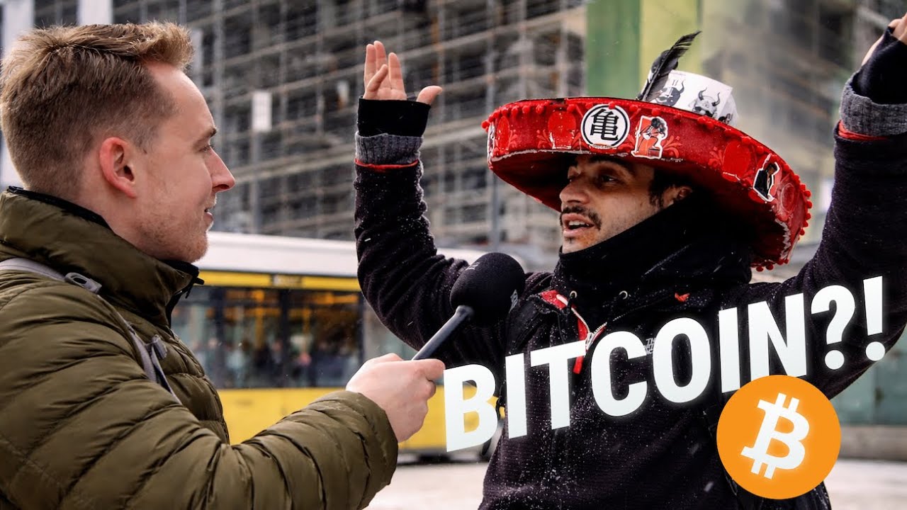 Wilde Bitcoin-Straßenumfrage in Mordor (Berlin)