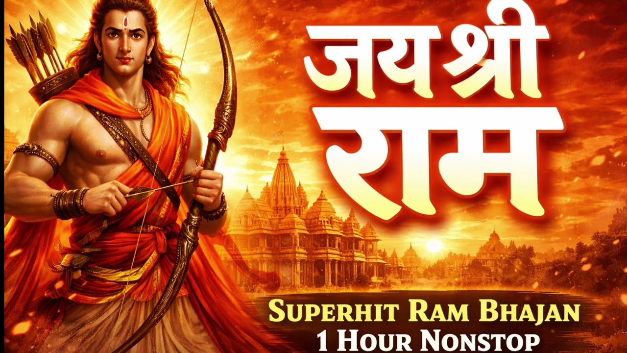 🚩 Jai Shree Ram Bhajan | 1 Hour Nonstop Ram Dhun | Powerful Ram Naam🙏 जय श्री राम | New Bhajan 2026