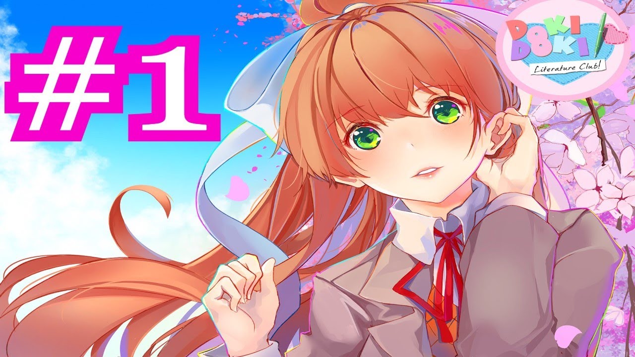 Doki Doki Literature Club Plus Gameplay Walkthrough Part 1 - Welcome To The Club!