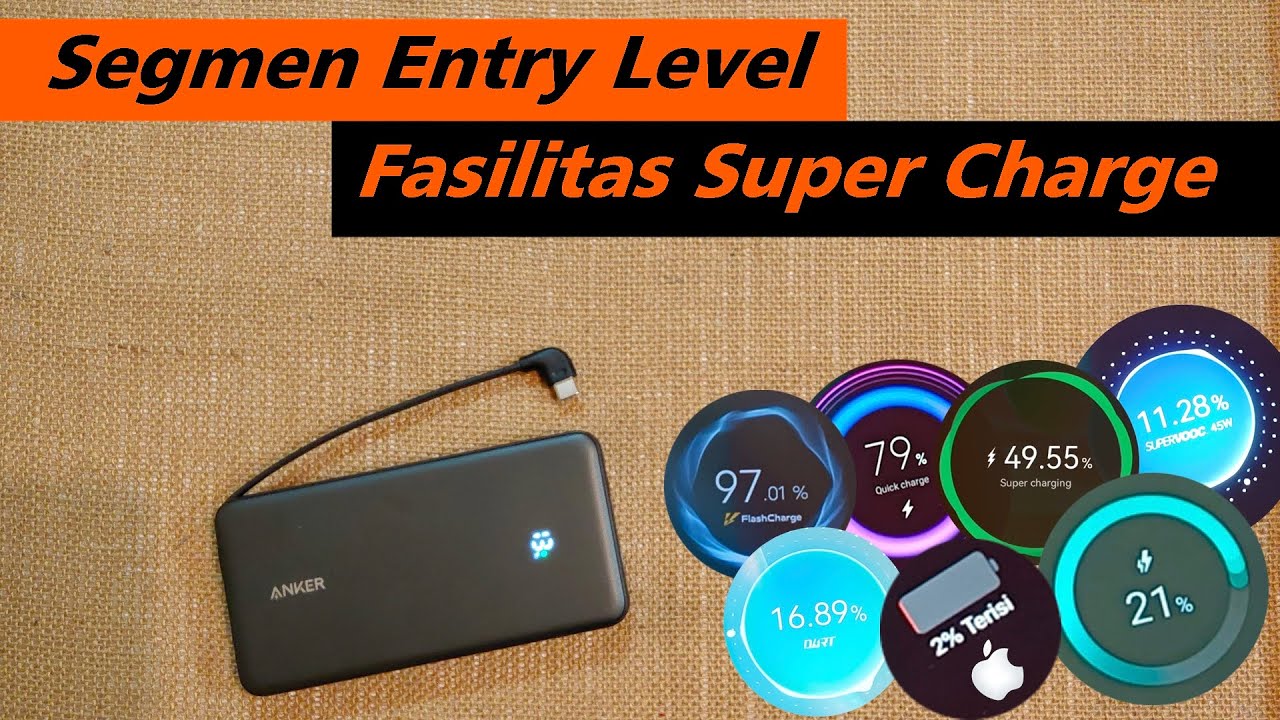 Tes Powerbank Termurah Anker Zolo Entry Level | 10000mAh 22.5w | Li-ion | PPS SFC SCP Dart VOOC CCC