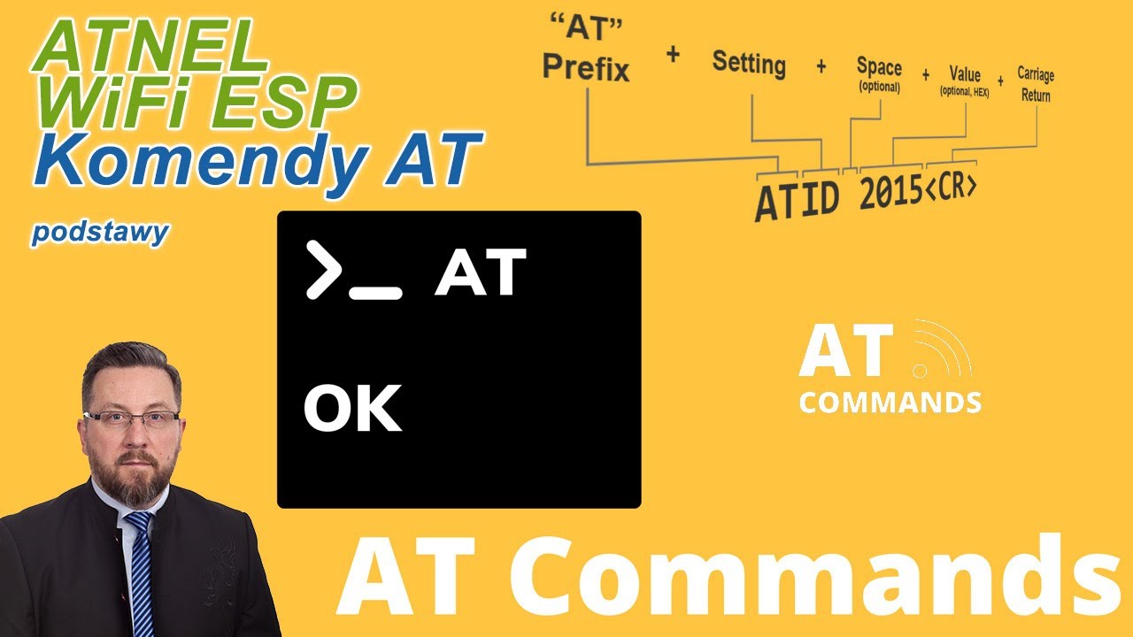 07 Atnel WiFi ESP - kilka ważnych podstawowych komend AT