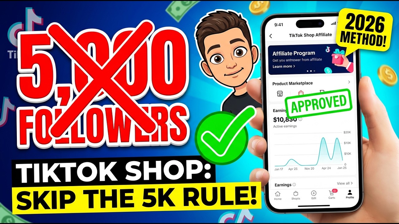 TikTok Shop Affiliate Without 5,000 Followers? Here's How