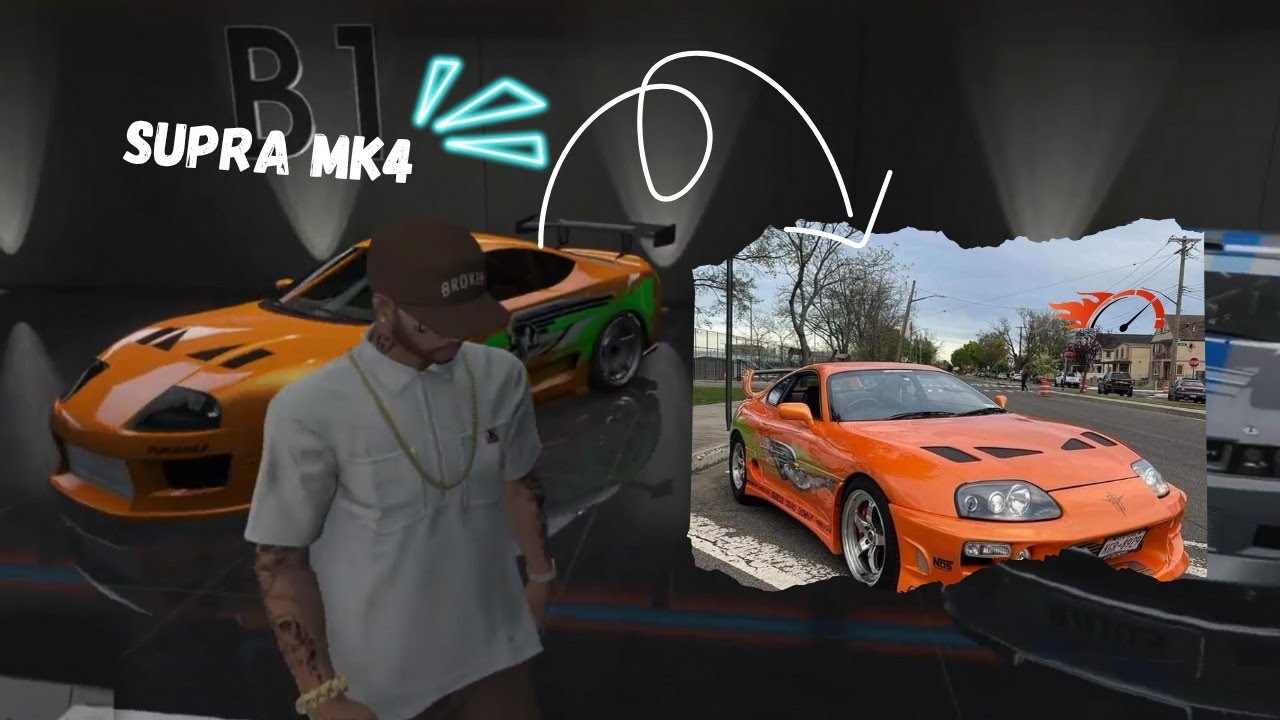 RECREANDO EL SUPRA MK 4 DE BRIAN O´CONNER EN GTA V I REYES
