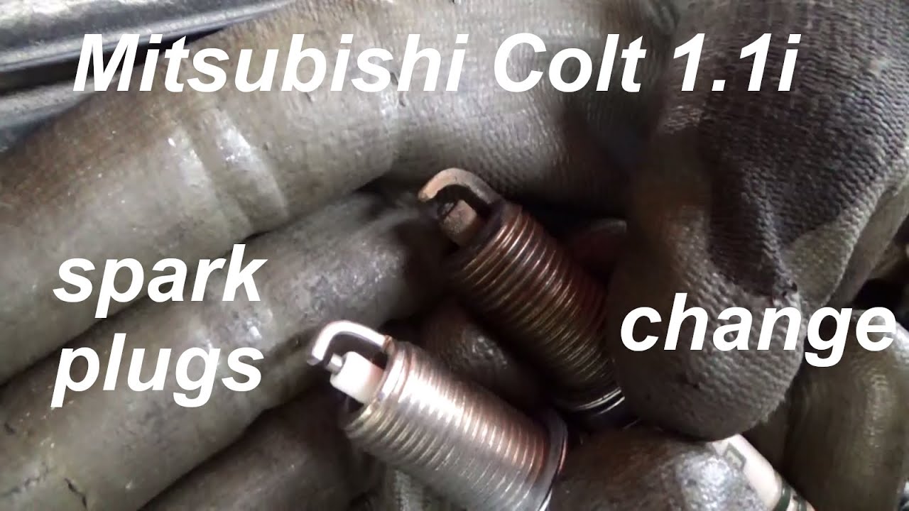 Mitsubishi Colt 1.1i Spark Plugs Change